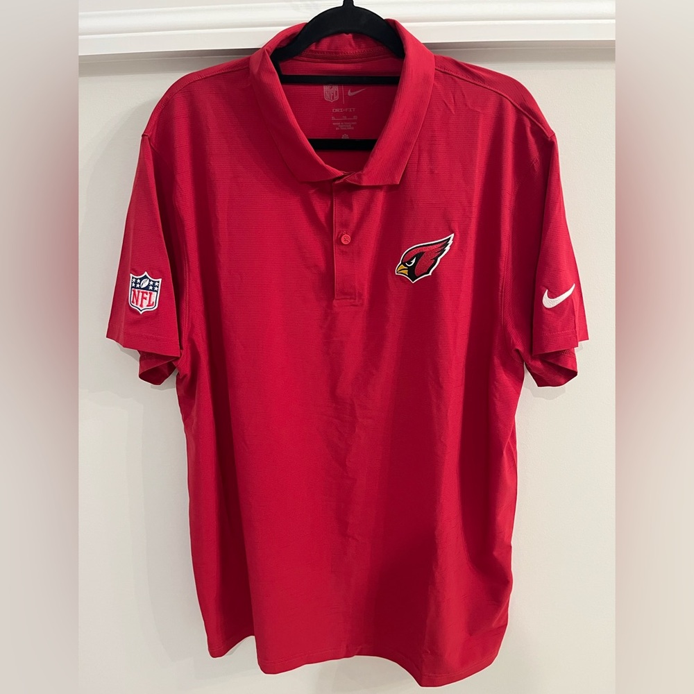 Nike NFL Polo Shirt with Cardinals Team Logo